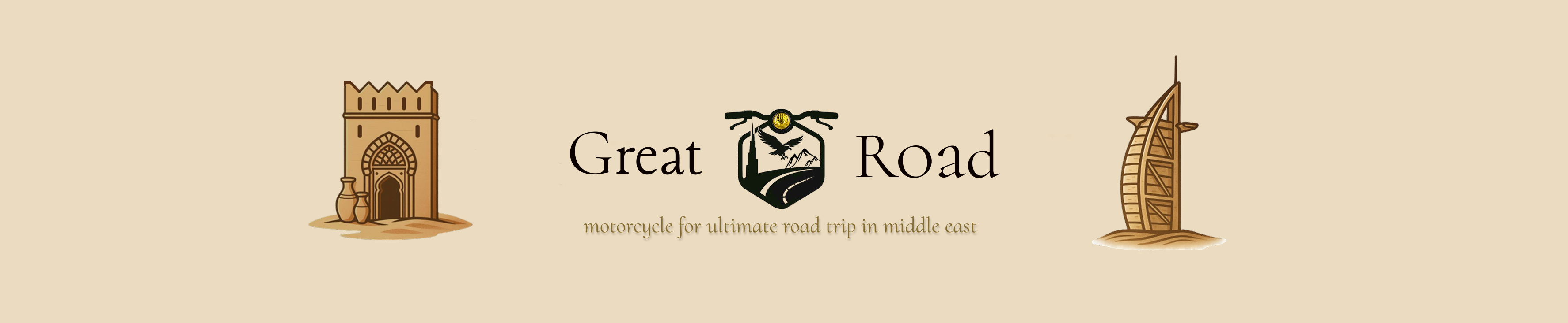 Great Road - moto pour road trip ultime au Moyen-Orient